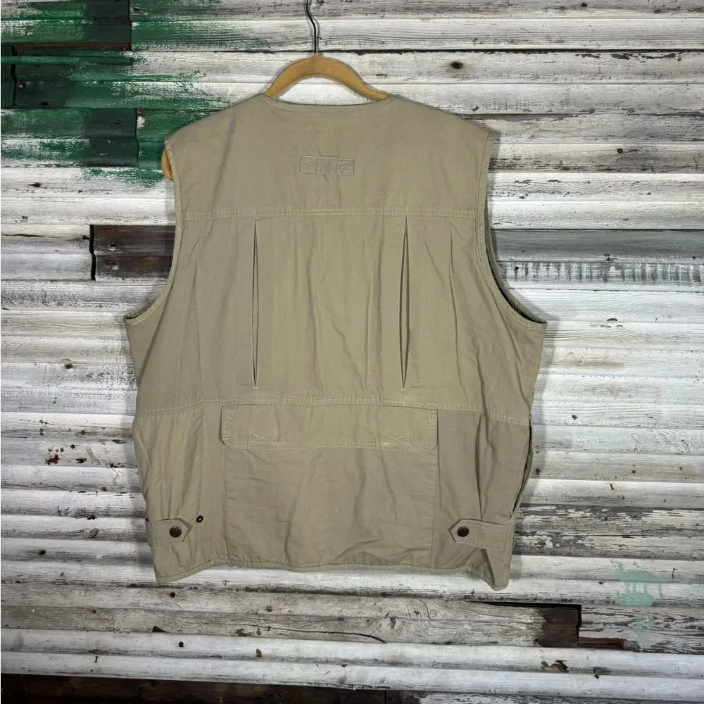 Vintage Marlboro Classics Plaid Lined Fishing Vest
